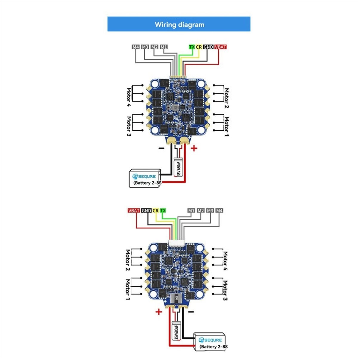 Drone Racing Charger - M85K Blueson A2 128KHz 4IN1 Controlador