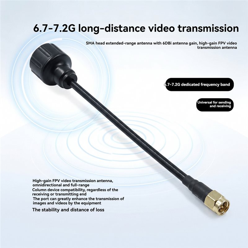 [NOVO! A25P】 Antena SMA de 6.7 - Drone Racing Antenna avaliação e preço