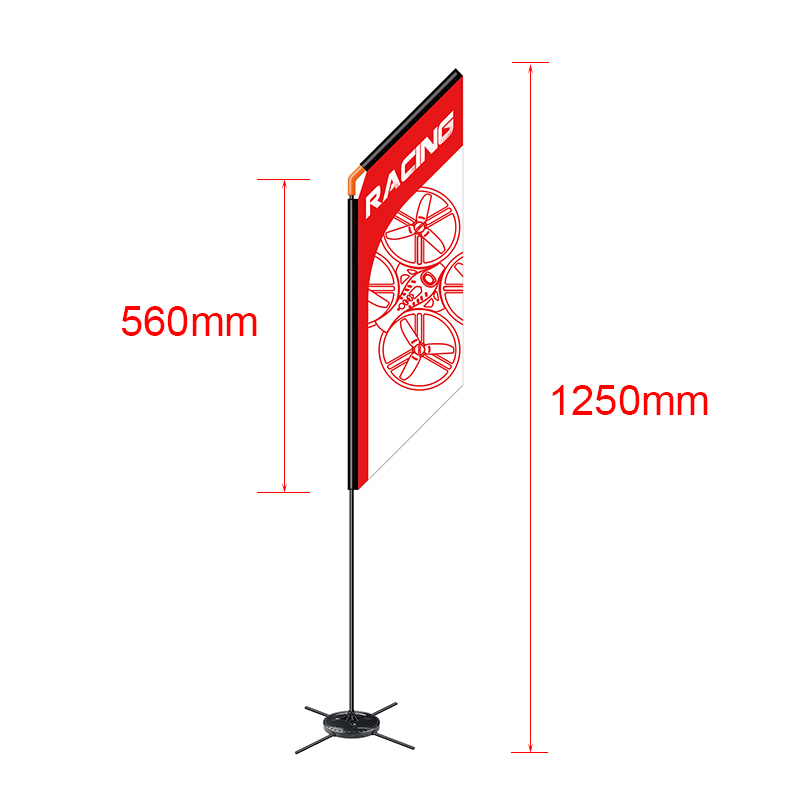 Ldarc 560mm fpv freestyle mast - Drone Racing Flag avaliação e preço